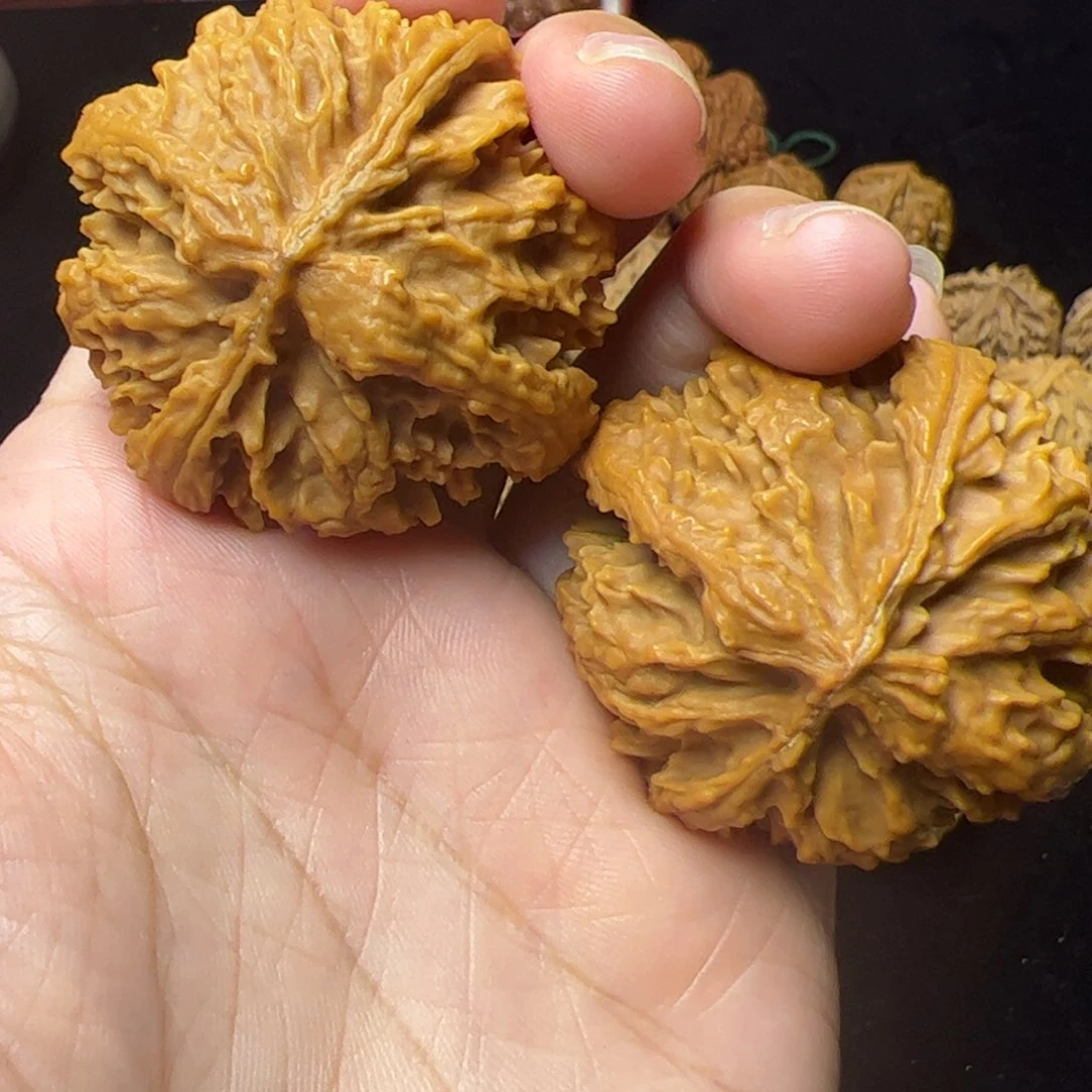 文玩核桃把件秦岭野生文玩核桃