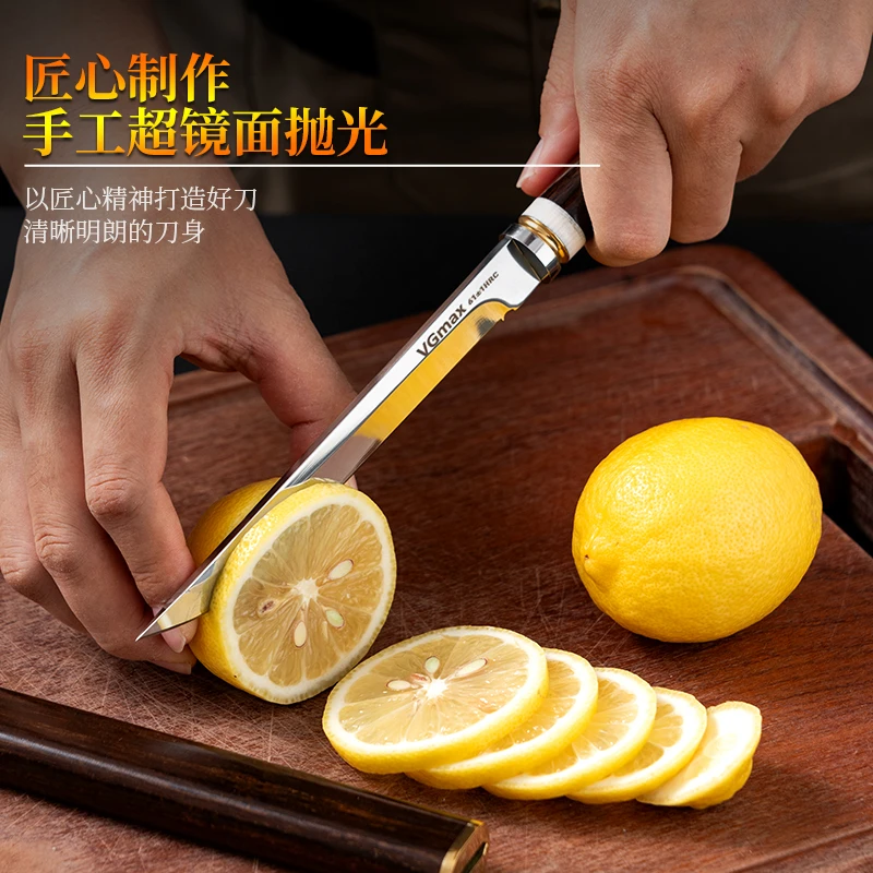 【战野】定制款精品手工锻打收藏户外水果刀