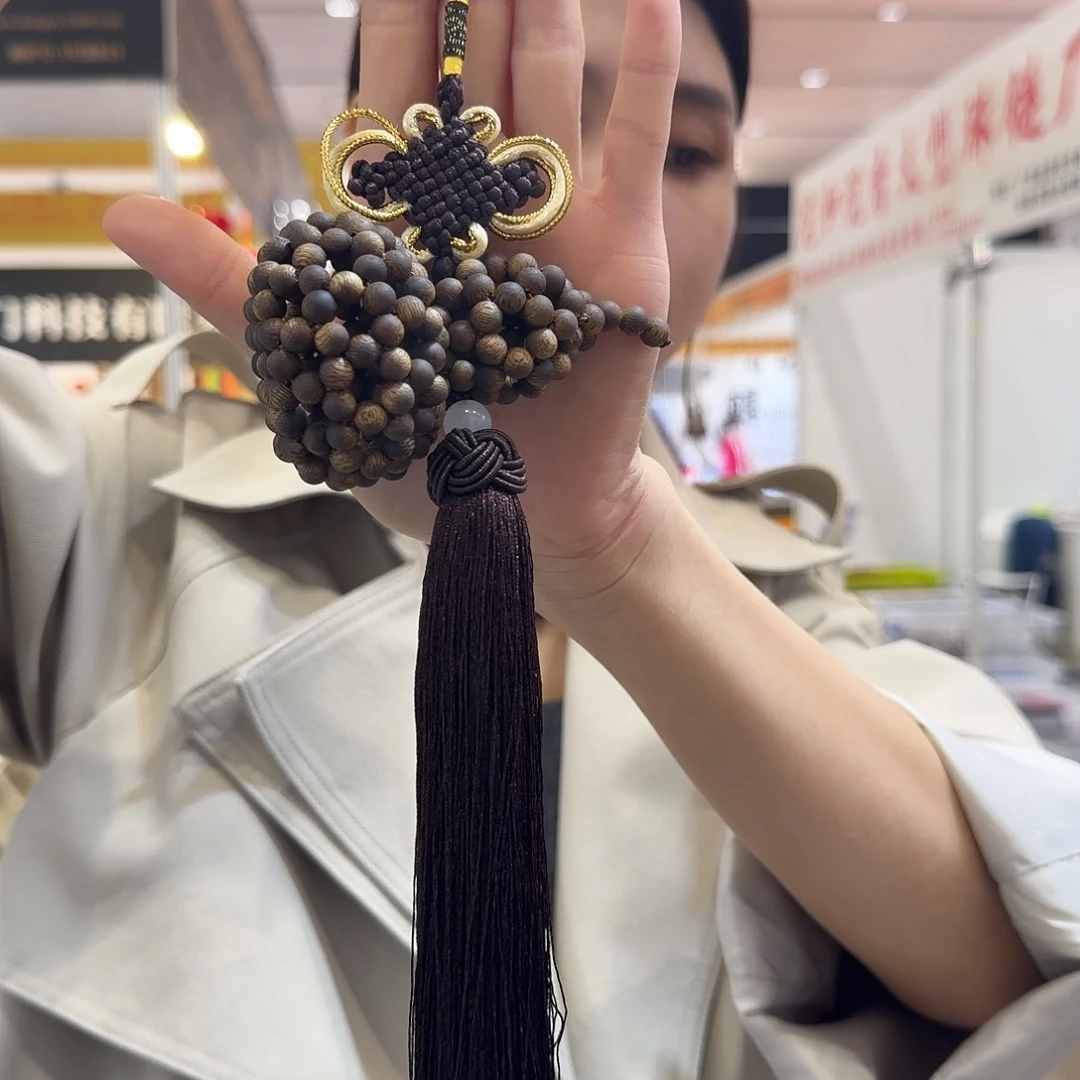 吊坠沉香.莺歌绿奇楠手工编织葫芦车挂多样听发其一