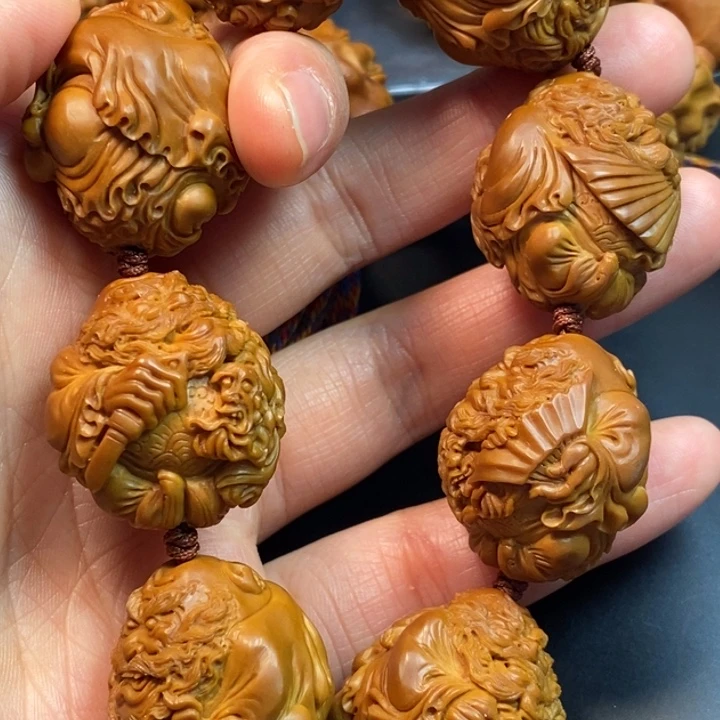 李***銘手串/手链橄榄核钟馗手串