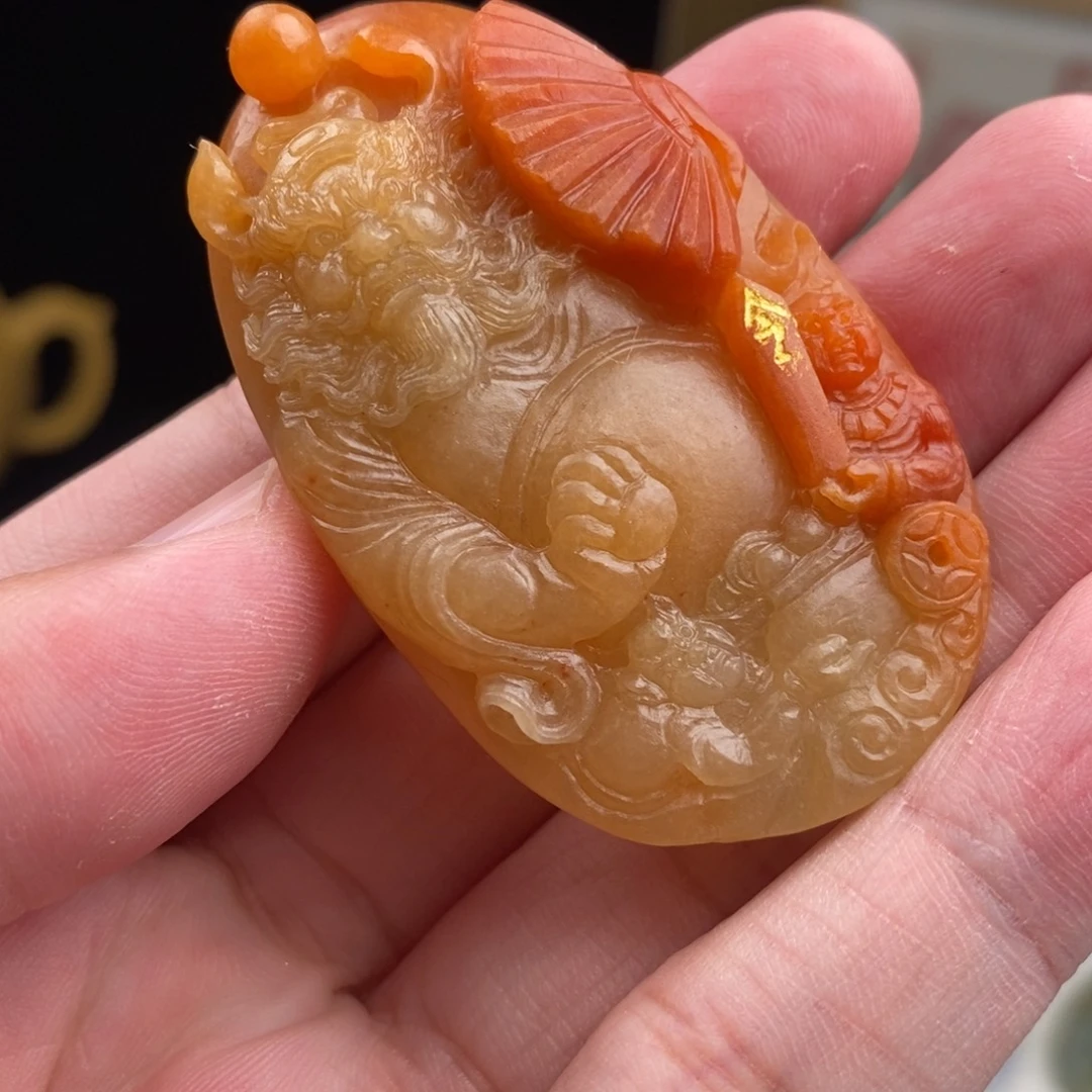定制翡翠未镶嵌缅甸翡翠天官赐福钟馗