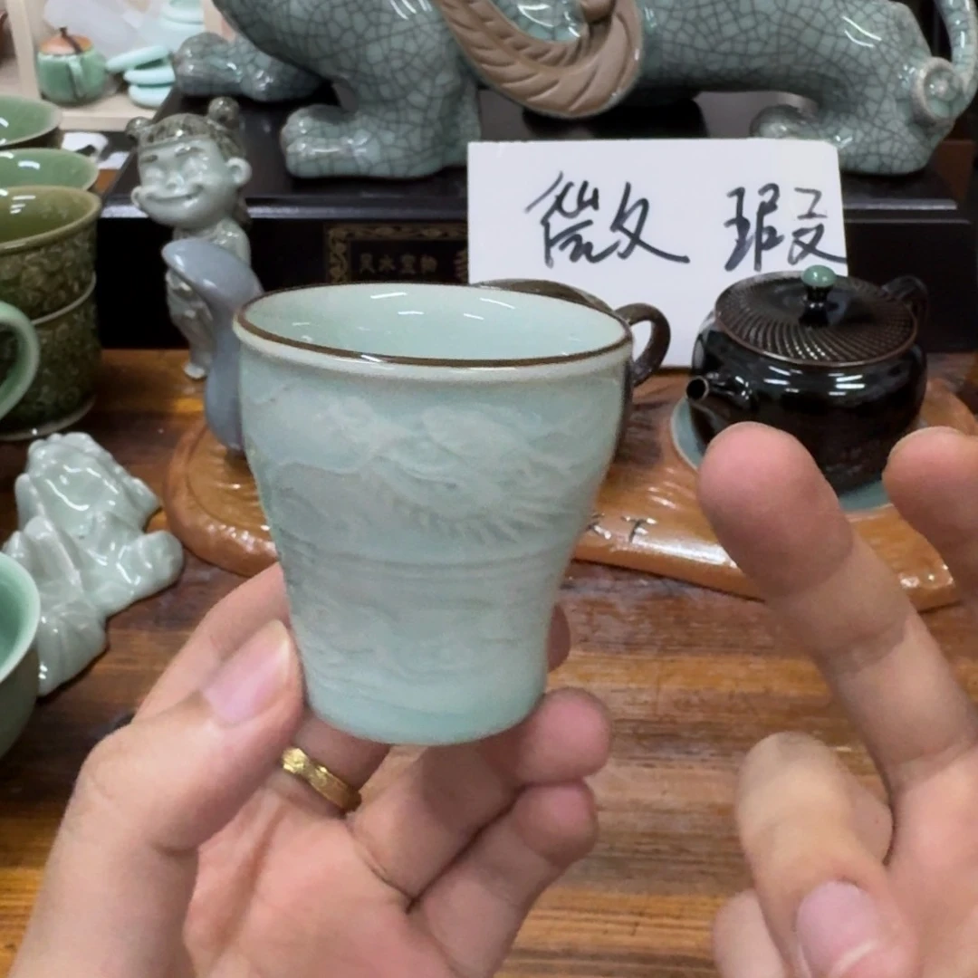 龙泉青瓷小仲茶具3822