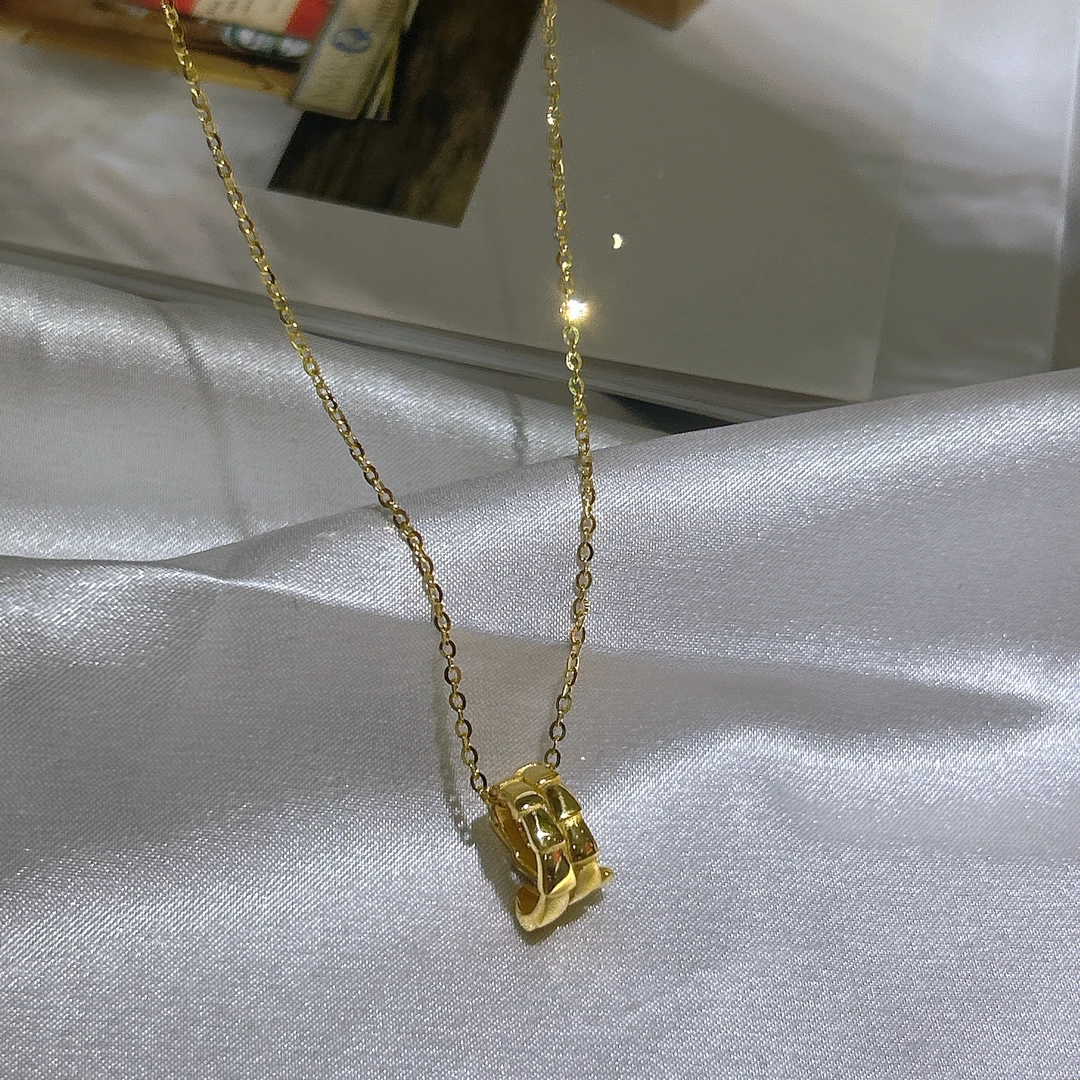 5G工艺足金999百搭简约圈圈蛇套链