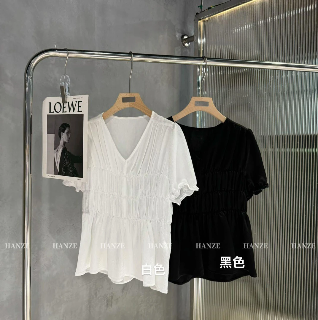 杨杨 HZ-“一眼沦陷”收腰半袖上衣X56169