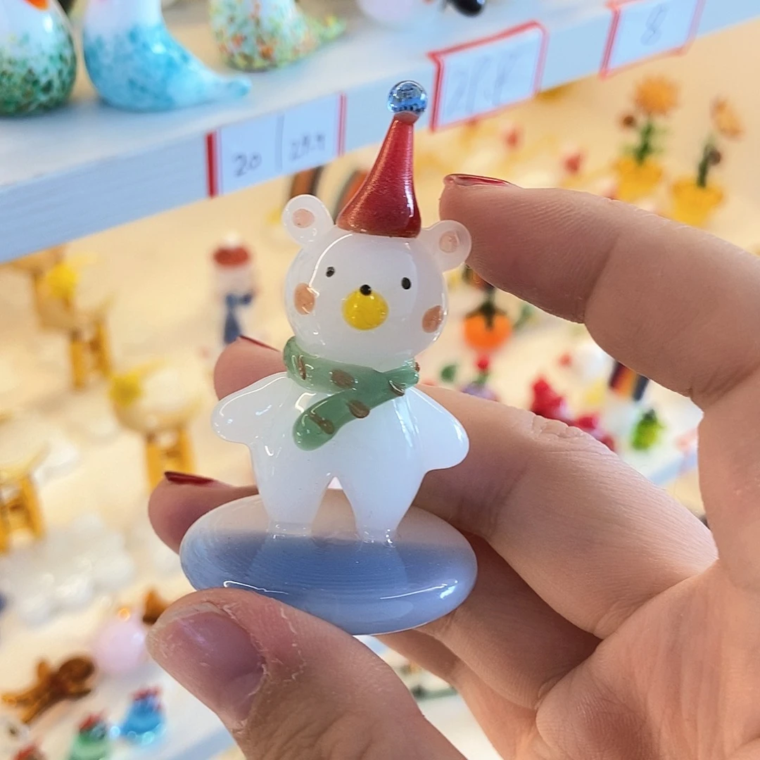 琉璃手工艺品莫****星北极熊