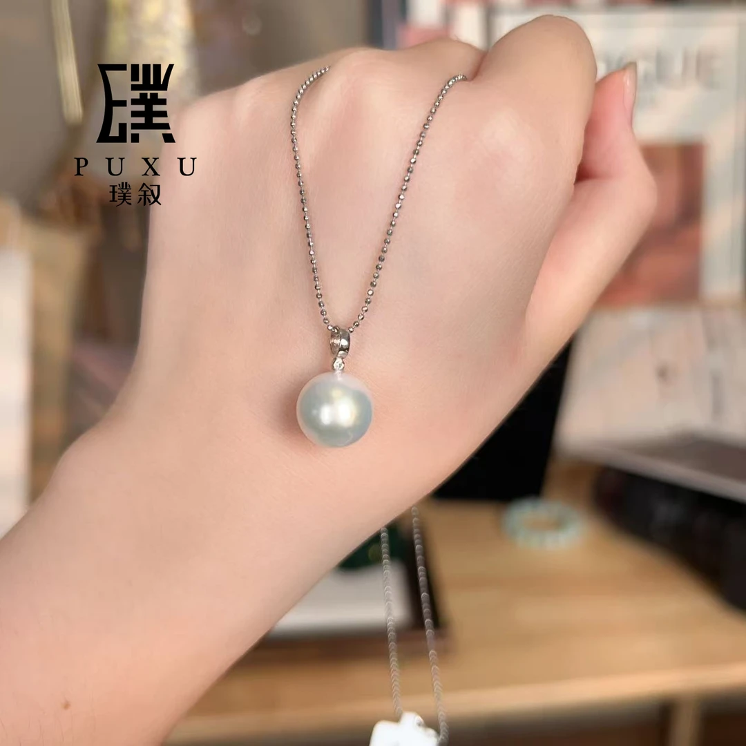 【沙曼的珍珠】单颗大珍珠项链女士珍珠气质时尚多样性发其一