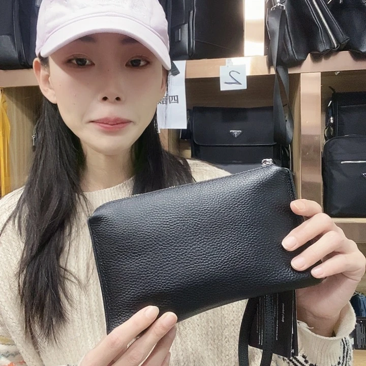 头层牛皮男士纯牛皮休闲包