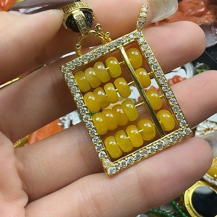 翡翠未镶嵌项链翡翠