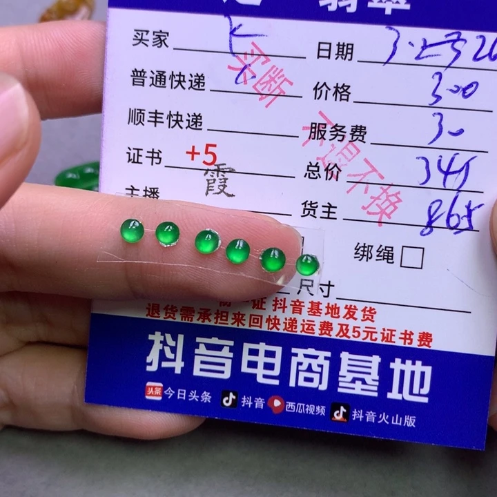 翡翠未镶嵌颈饰飞****