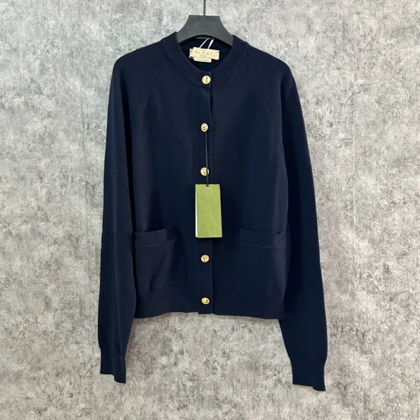 未使用 GUCCI/古驰 古驰藏蓝色工服开衫
