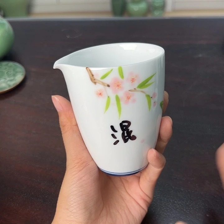 龙泉云间青瓷小米茶器