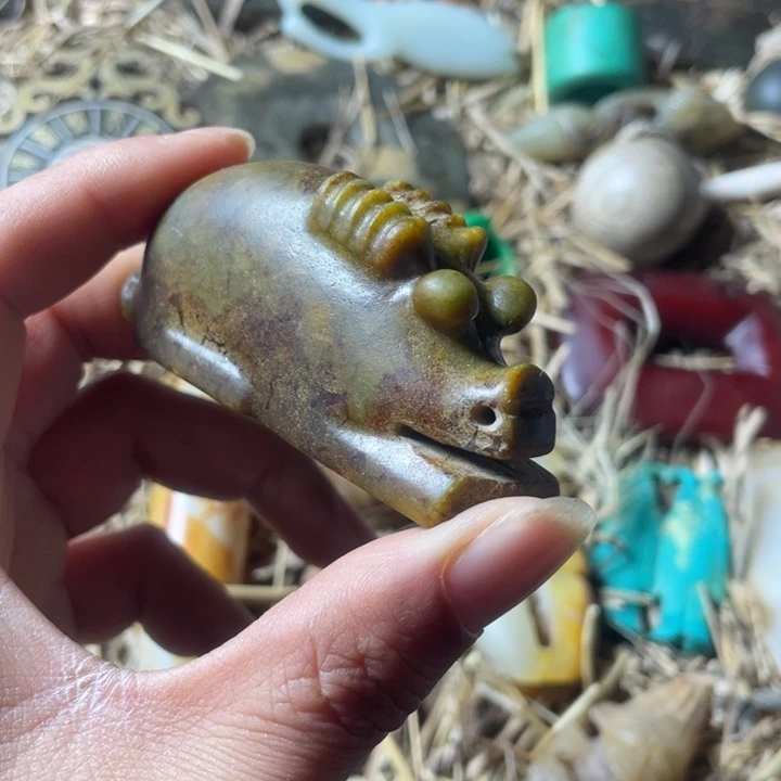 和田玉未镶嵌吊坠(不含链)