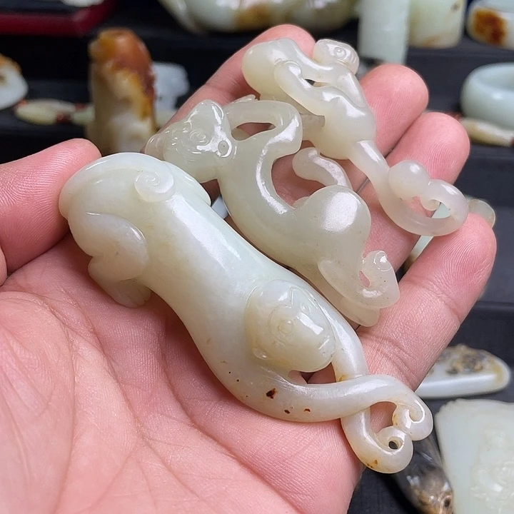 和田玉未镶嵌挂件杨*