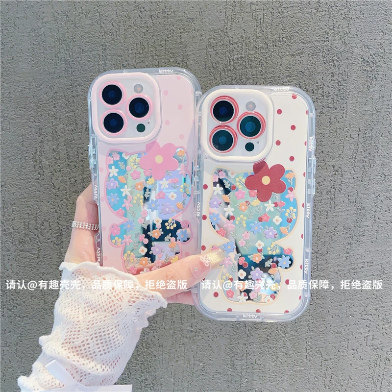 镜面奶油壳适用苹果17/iPhone/华为荣耀/OPPO/VIVO/小米手机壳潮