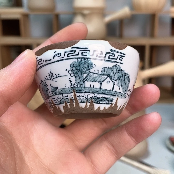 壶老段烧陶瓷茶器！