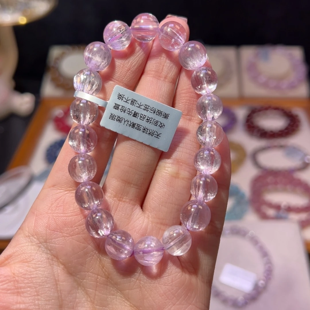 锂辉石祖宗级冰种紫锂辉9m未镶嵌