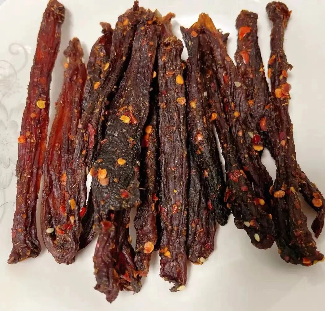 手工制作风干猪肉干 散装食品