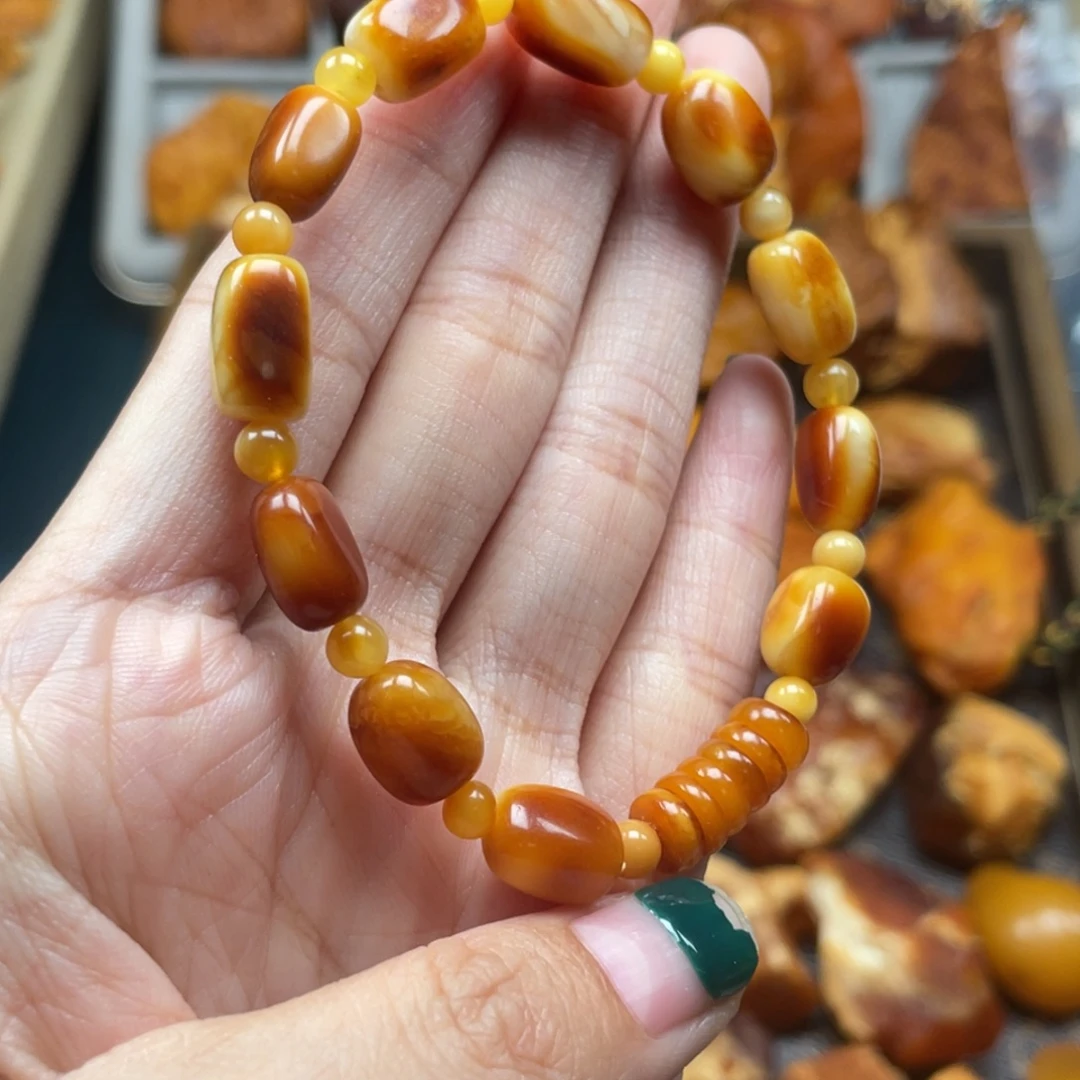 琥珀未镶嵌珠宝奇石