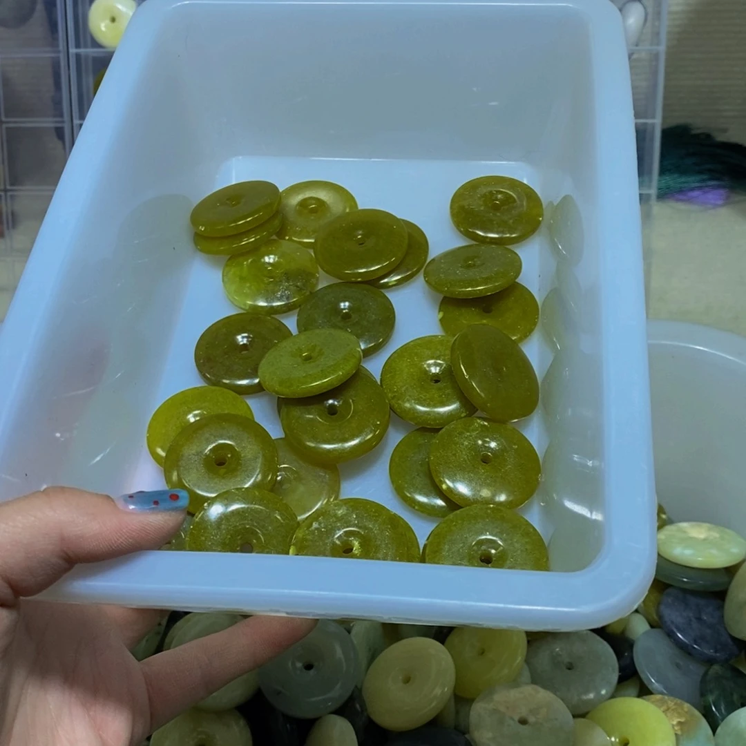 蛇纹石玉未镶嵌毛衣链109