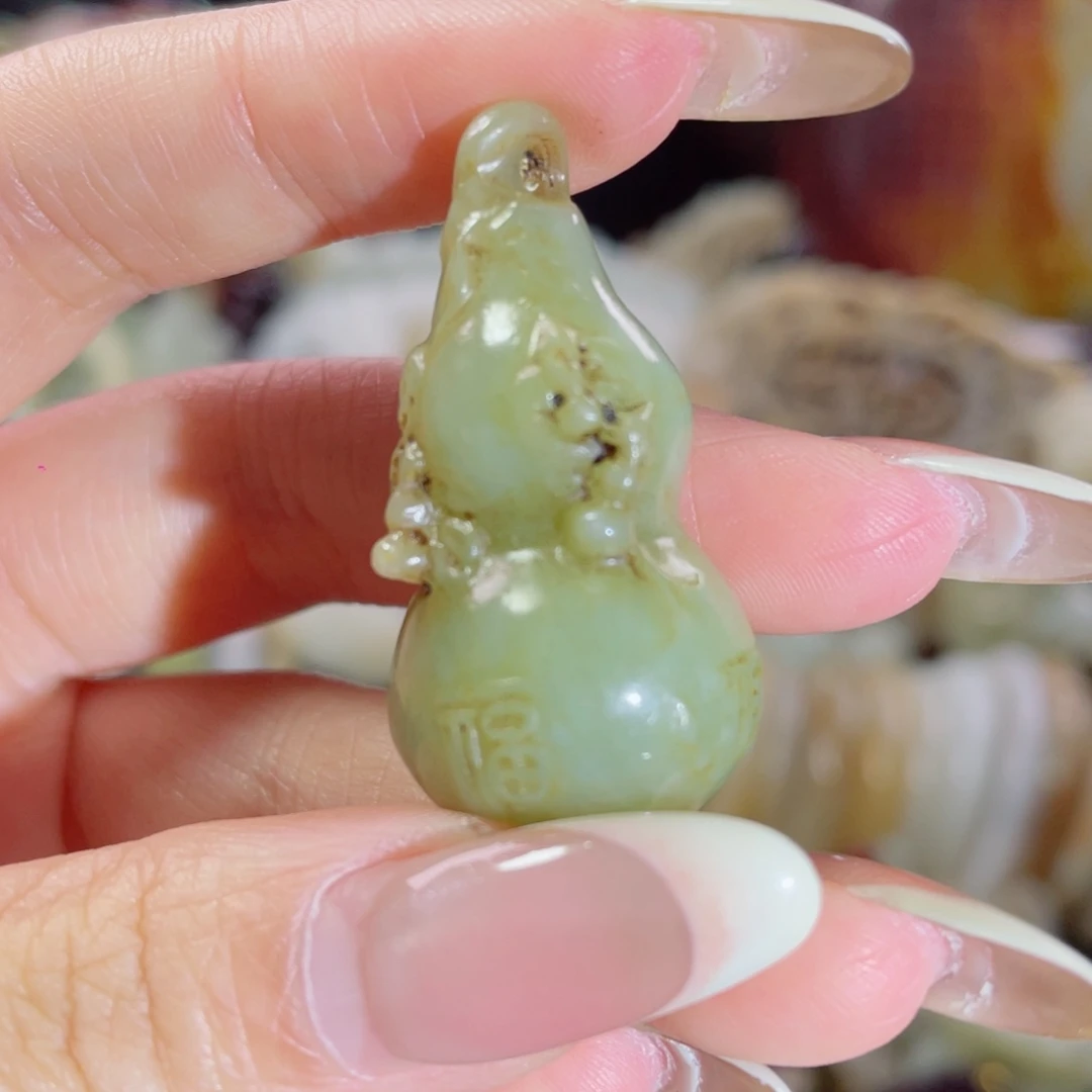 和田玉未镶嵌挂件81