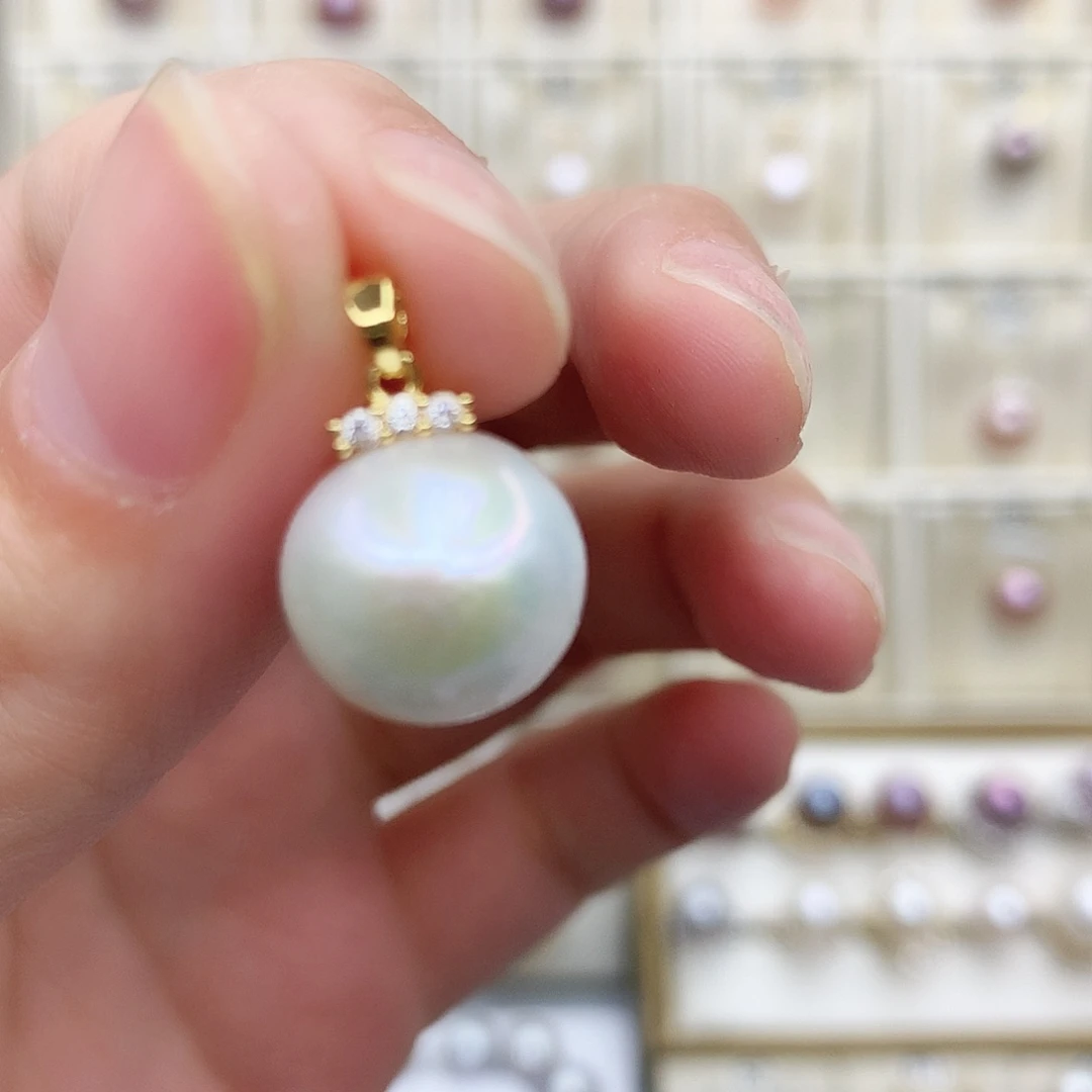 淡水珍珠颈饰合金