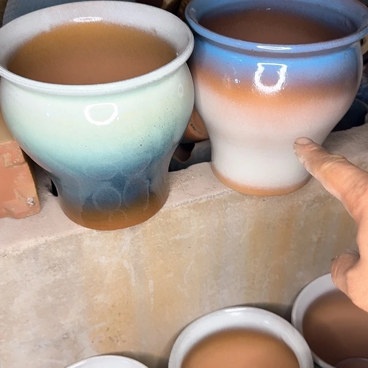 红陶微瑕花盆处理来啦