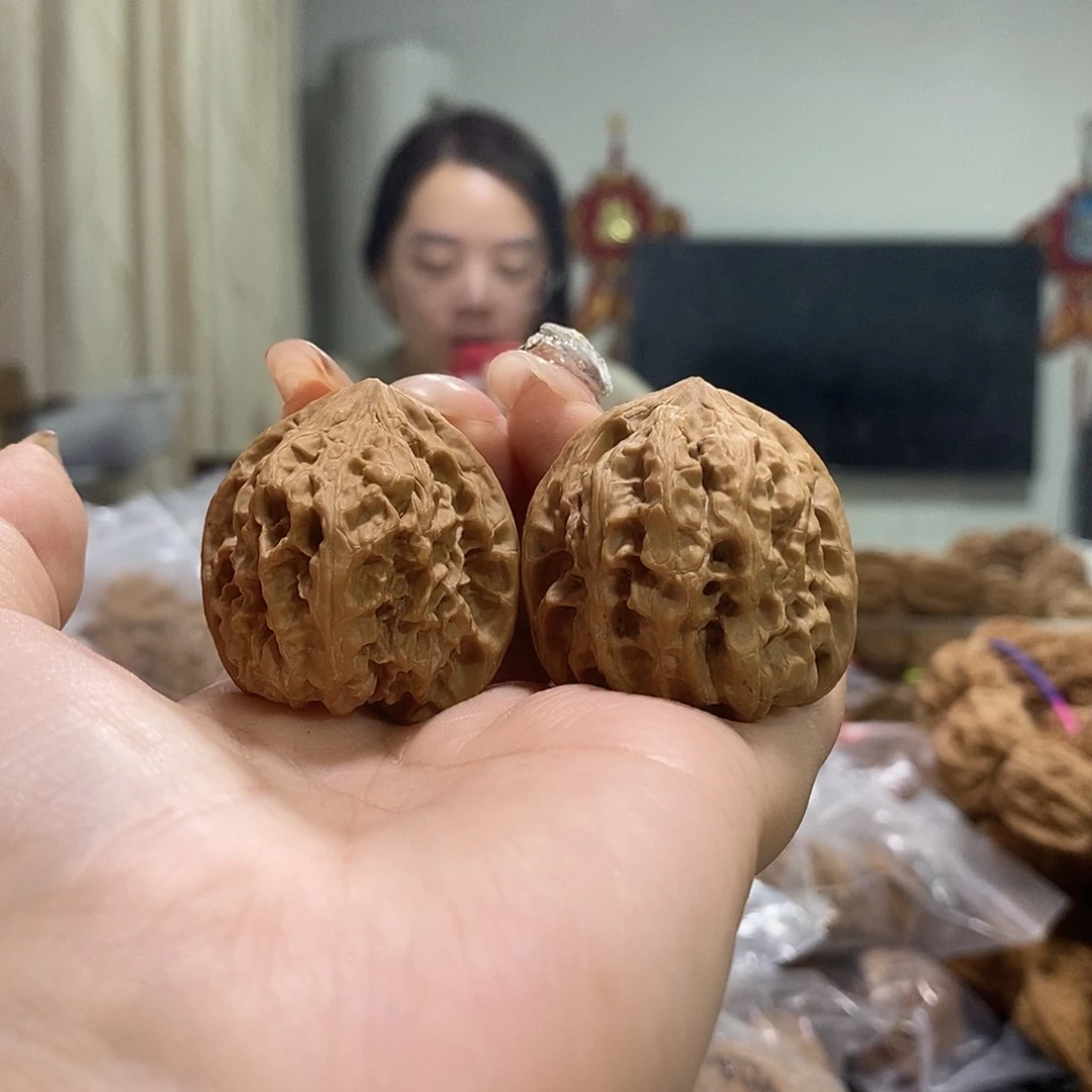 把件文玩核桃35野牛