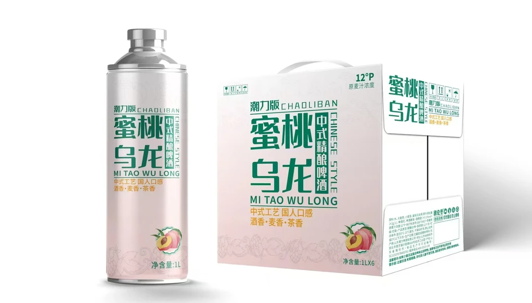 欧伦堡蜜桃乌龙1升*6