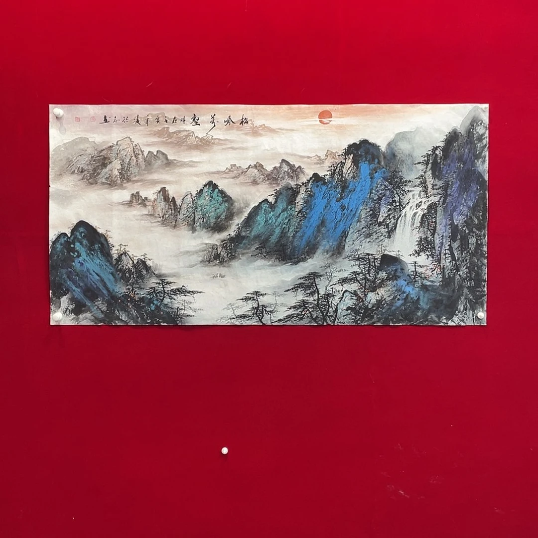 国画凌行志手绘作品