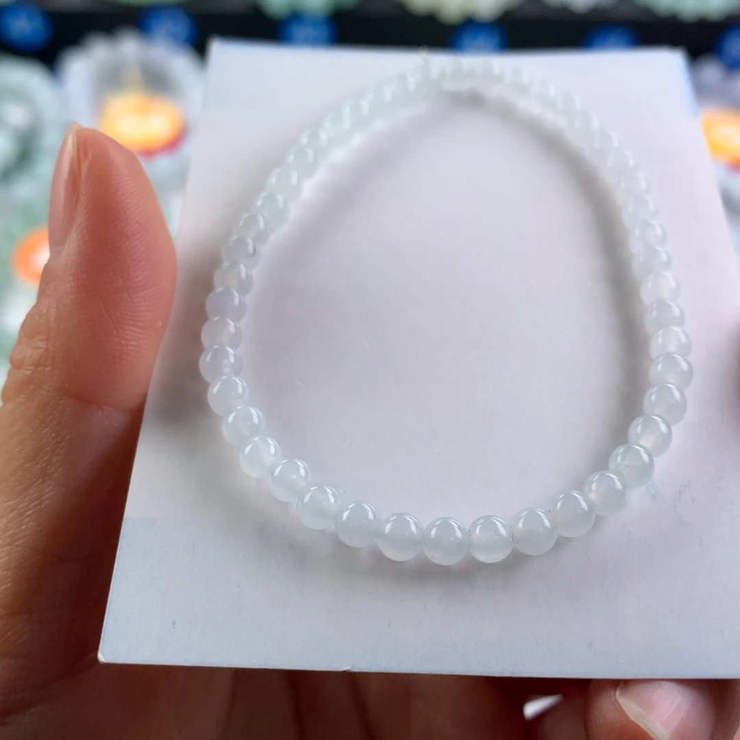 翡翠未镶嵌手链卡4.1