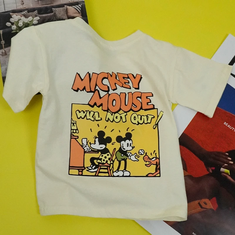 儿童短袖T恤卡通男童夏装款宝宝上衣中小童薄款纯棉童装女童半袖t