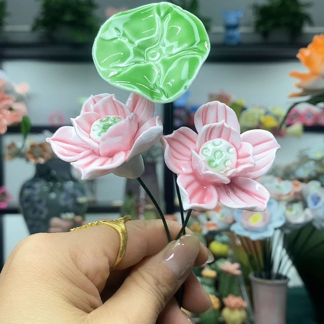 手工制作工艺品三朵花