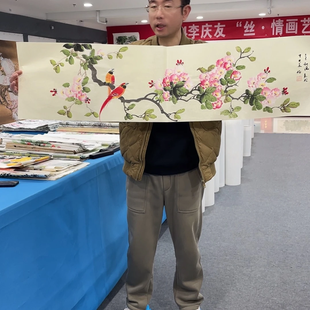 国画今天上午国画作品展示