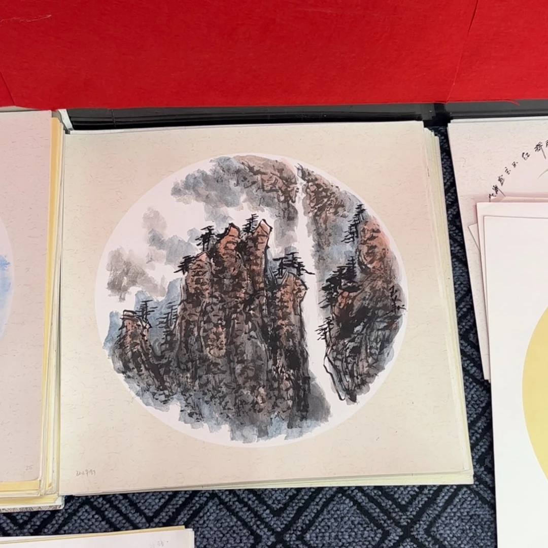 国画孙玉华老师三尺斗方山水琪