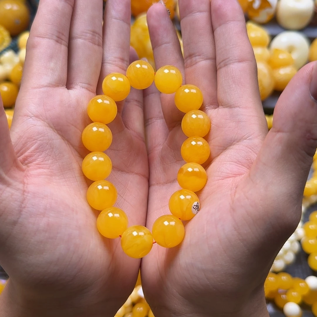 未镶嵌蜜蜡珠宝奇石14mm