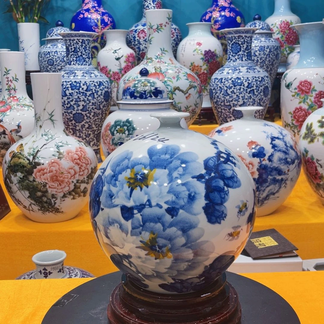 摆件景德镇陶瓷花瓶9