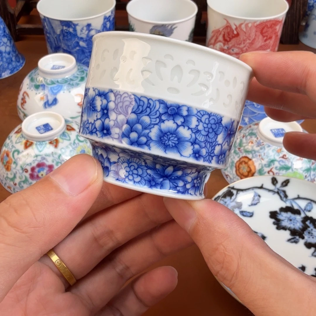 摆件景德镇瓷器手工手绘
