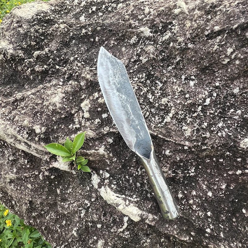 弹簧钢手工锻打户外多功能排障开路野外露营锋利开荒钓鱼便携小刀