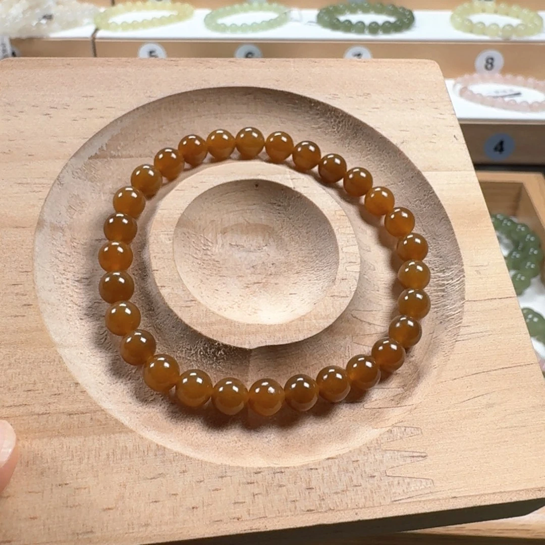 柠***～未镶嵌手串和田玉31颗珠子