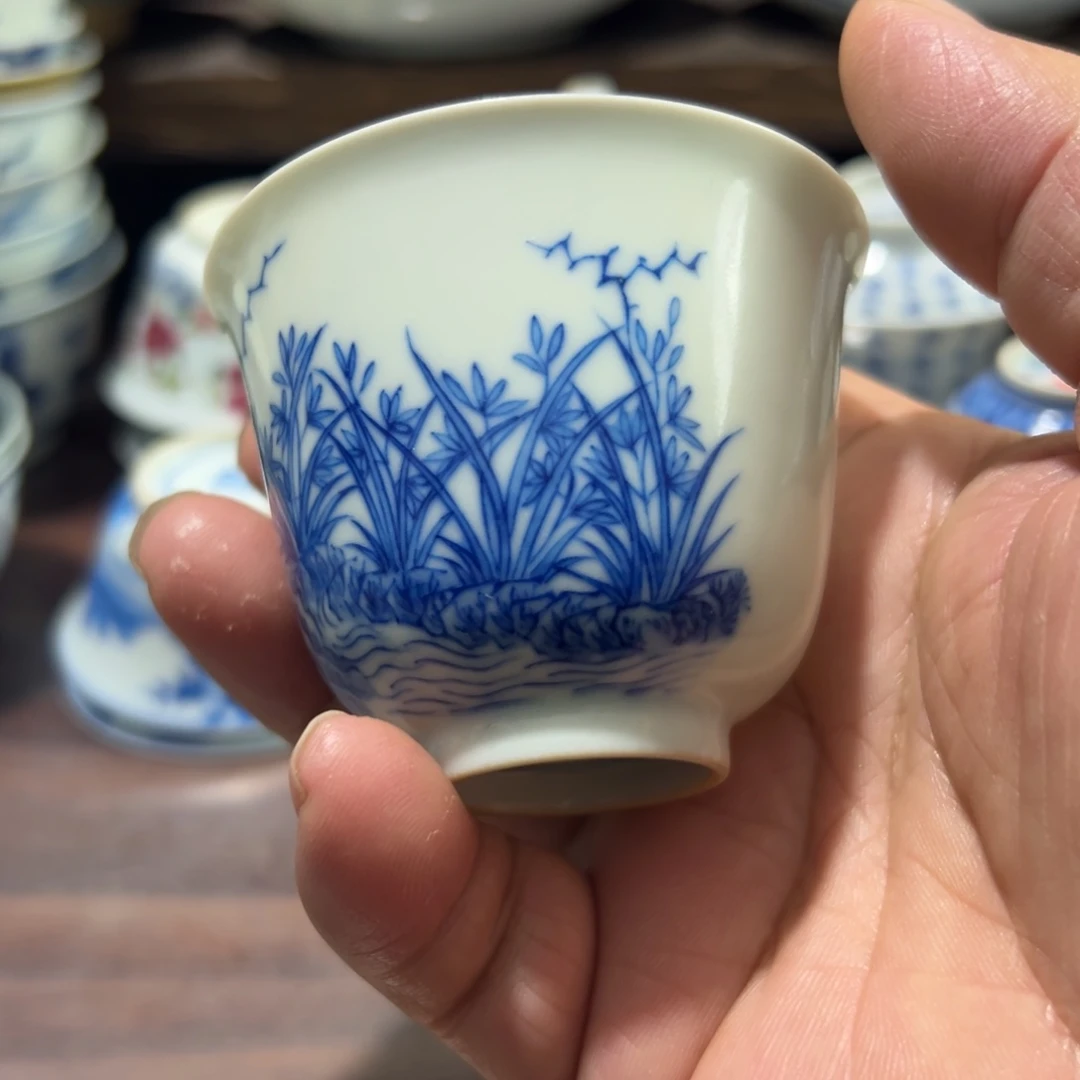 a****s青花瓷器茶杯套装系列