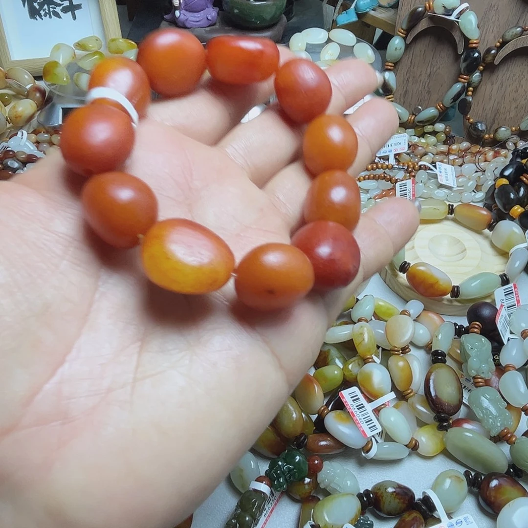 和田玉未镶嵌手链