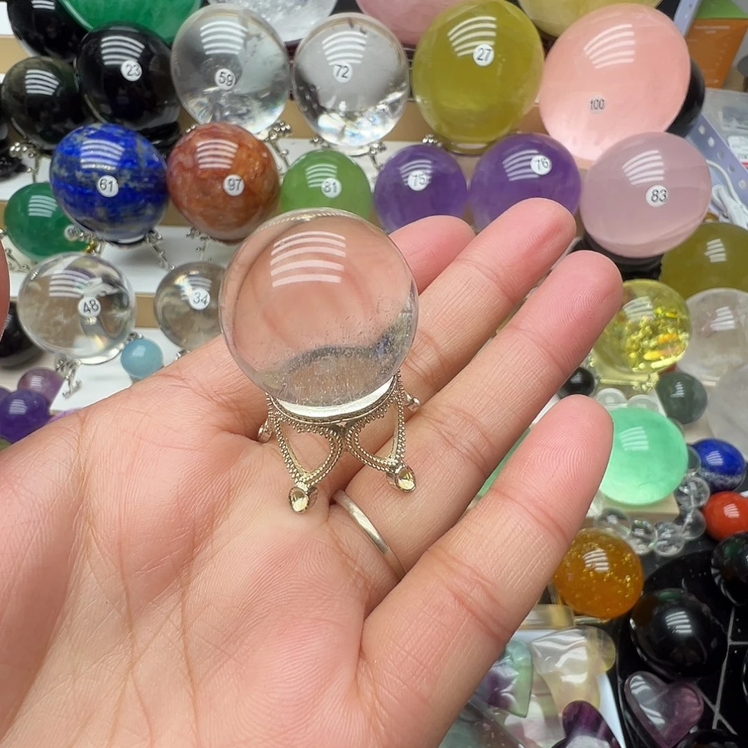 水晶未镶嵌珠宝半成品