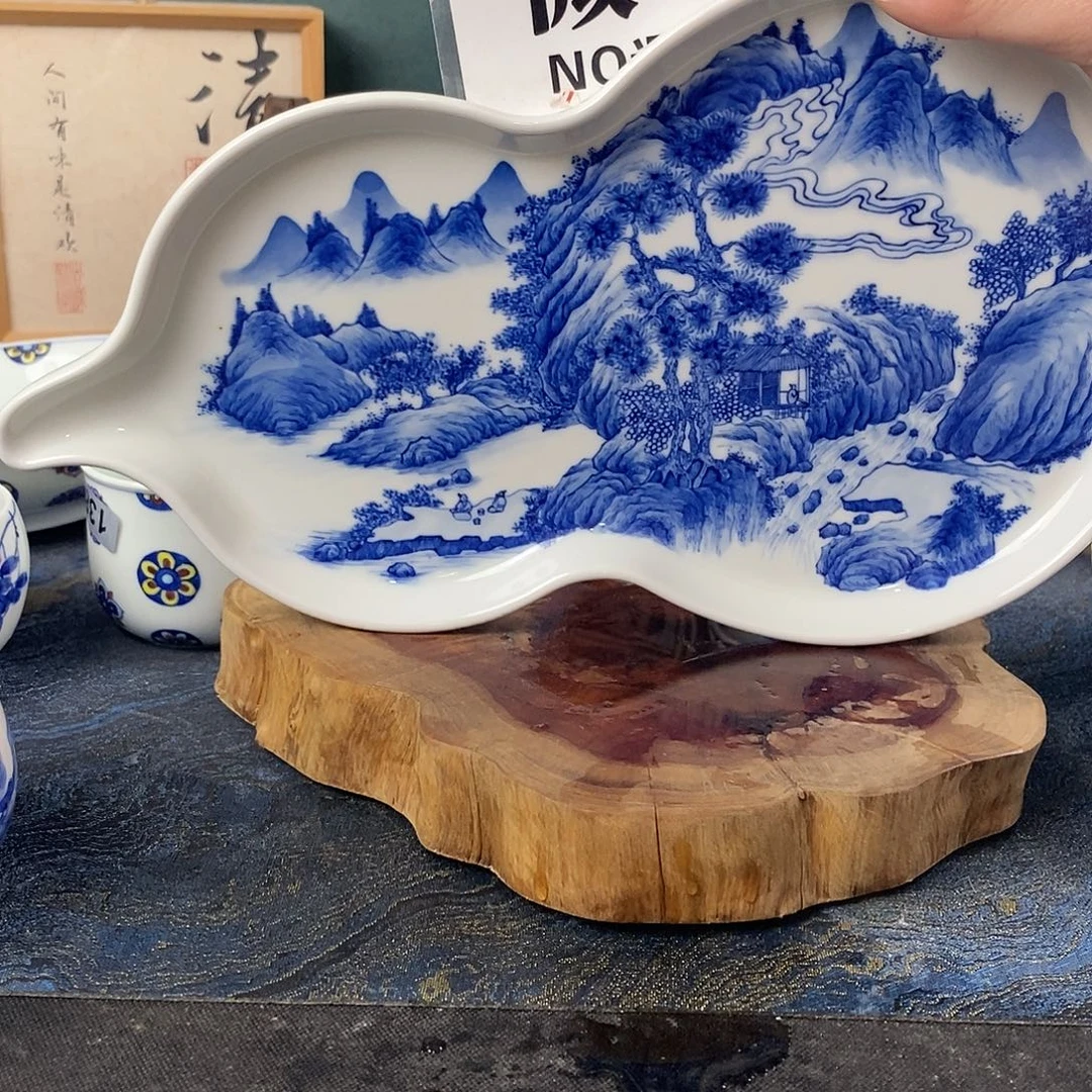 瓷片景德镇手绘青花茶器41