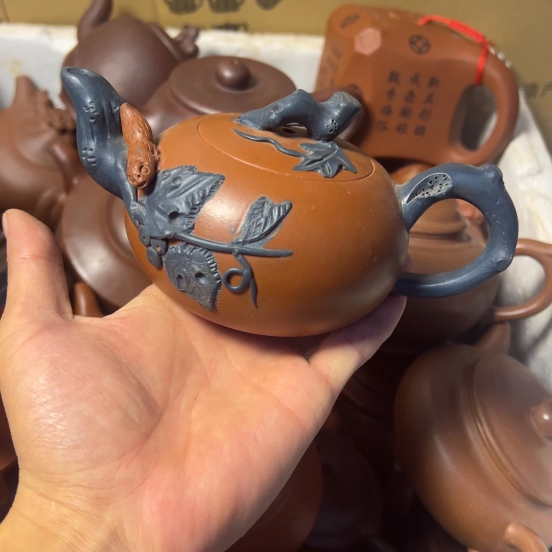 紫砂茶壶宜兴原矿紫砂壶300毫升容量