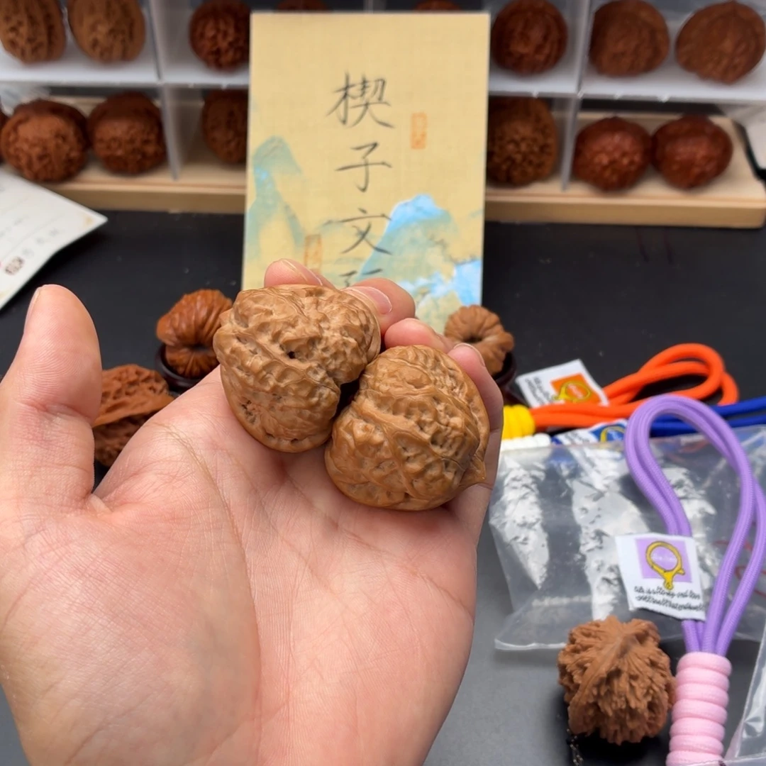 *****文玩核桃把件三角蛙40/42