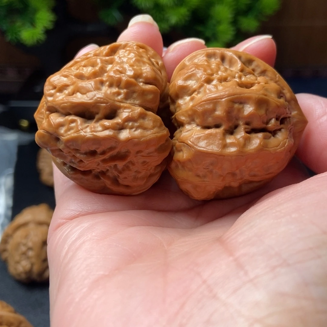 文玩核桃把件蛤蟆头41