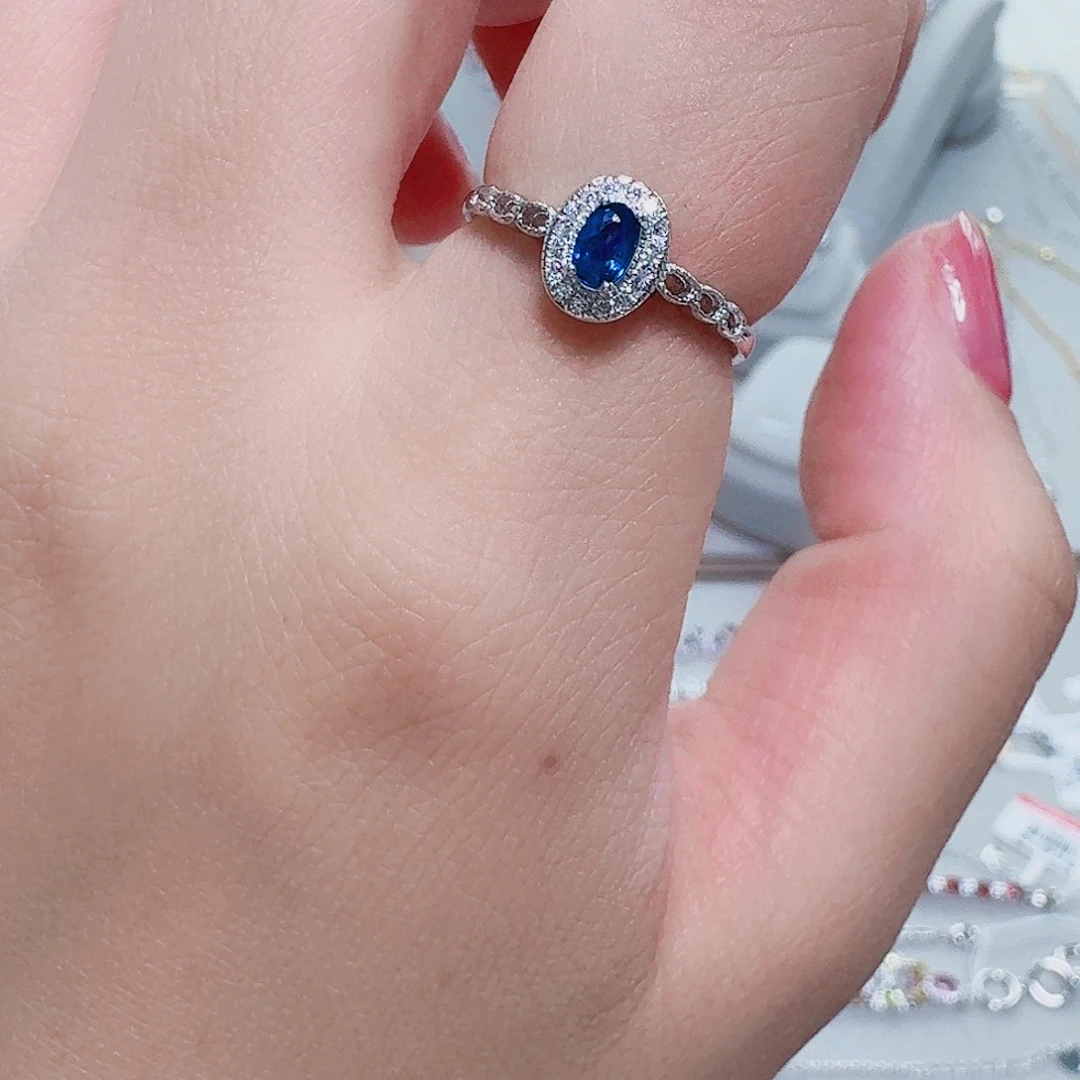 合成立方氧化锆925银戒指