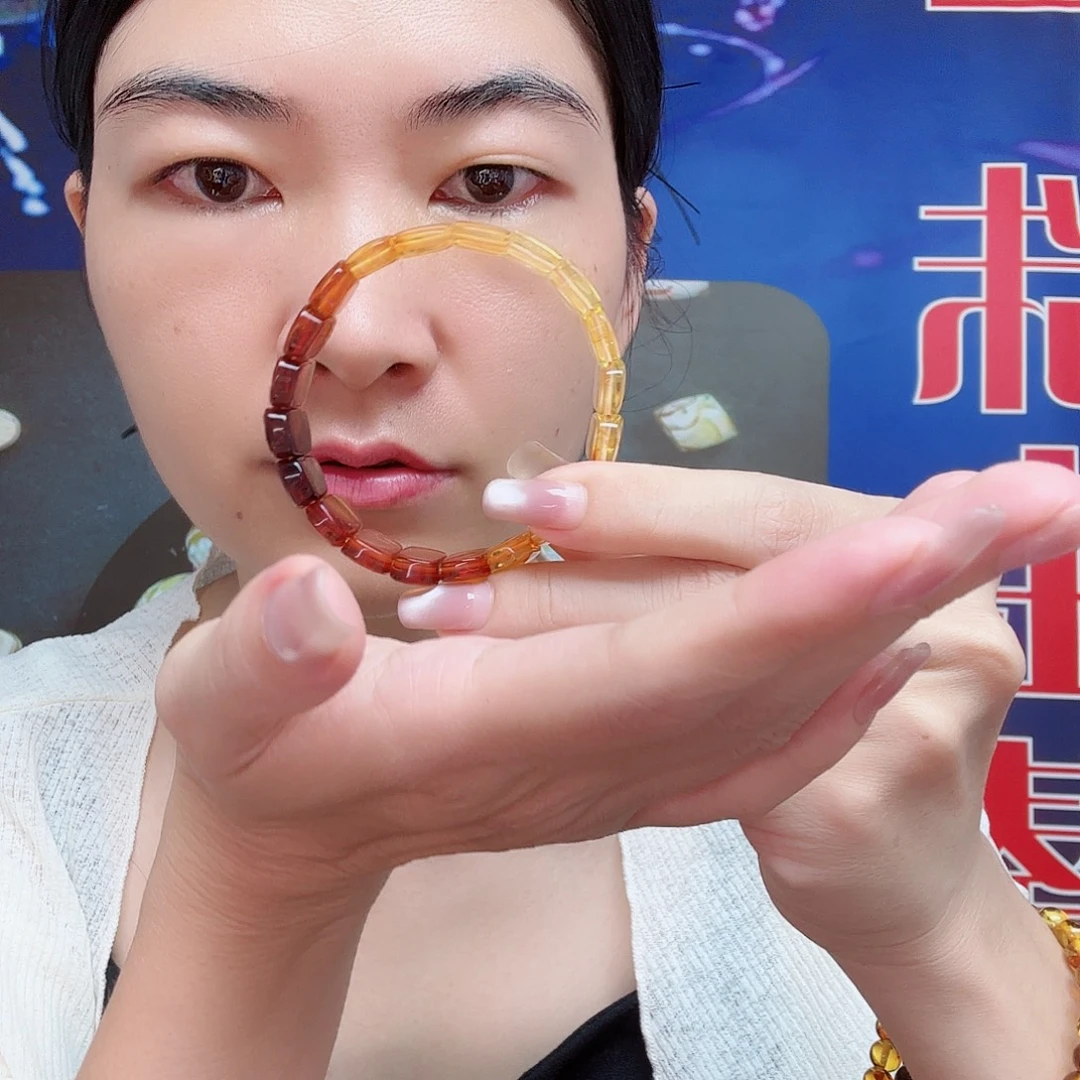 手链琥珀未镶嵌蜜蜡手串