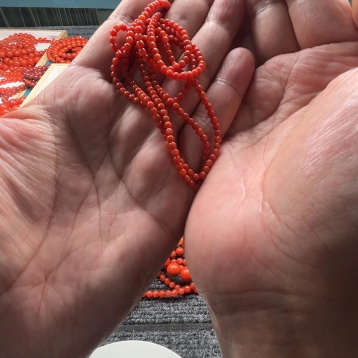 南红玛瑙手链未镶嵌