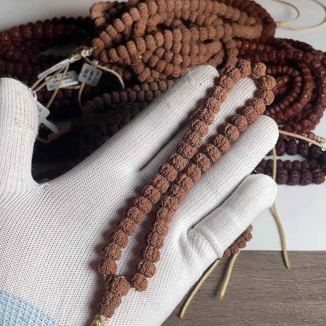 花***花金刚菩提吊坠定制级平细单圈10.5